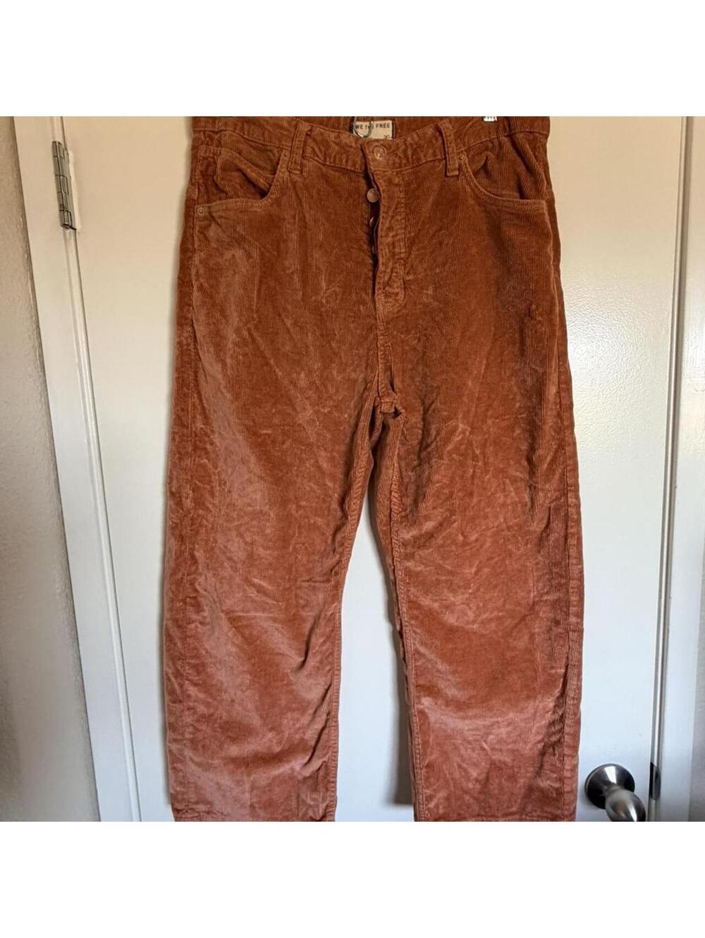We The Free - Free People- Deep Trance Dropped Corduroy Jean - Size 30